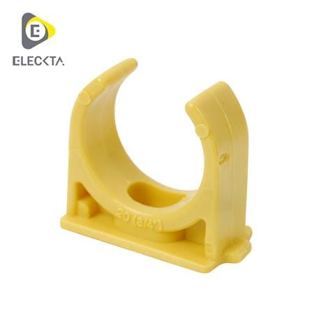 คลิปก้ามปู ELECKTA 3/4 นิ้ว สีเหลือง แพ็ก 20 ชิ้น_0