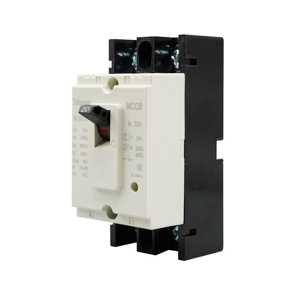 ออโต้เบรกเกอร์ TAKAMURA TNF30CS-2P20A 2.5KA 1 เฟส