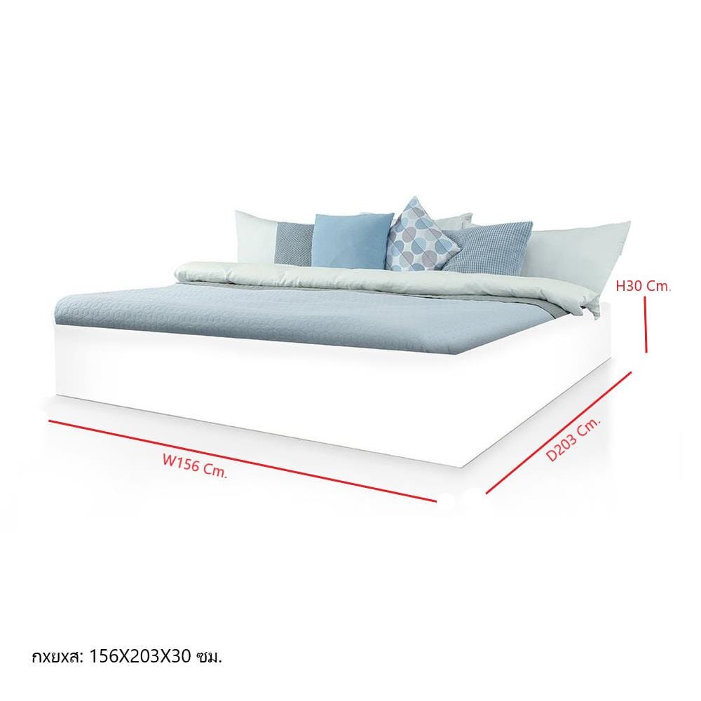 เตียง 5 ฟุต KONCEPT BEDIS 19206423 สีขาว