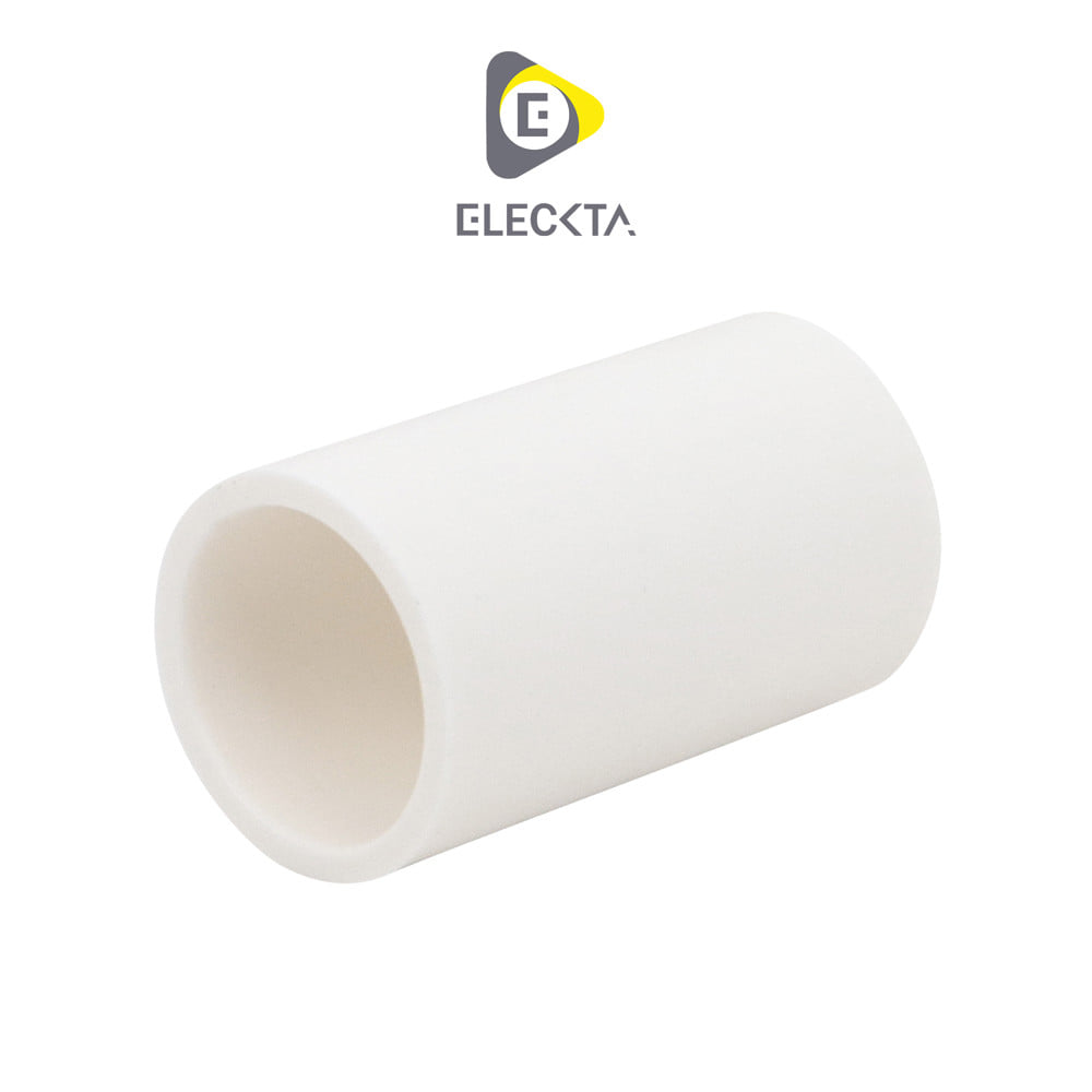 ข้อต่อตรง ELECKTA 16 มม. สีขาว (แพ็ก 4 ชิ้น)