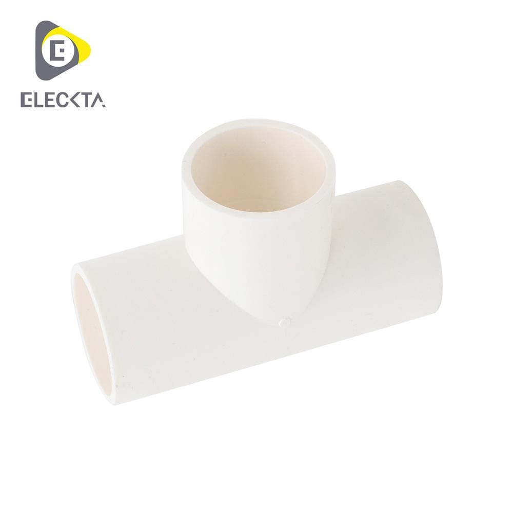 ข้อต่อสามทาง ELECKTA 32 มม. สีขาว