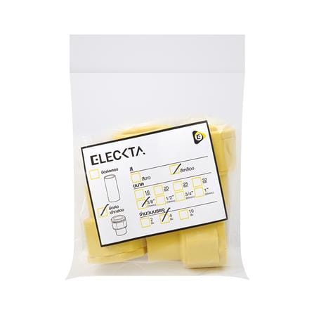 ข้อต่อเข้ากล่อง ELECKTA 3/8 นิ้ว สีเหลือง แพ็ก 4 ชิ้น_2