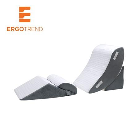 หมอนสุขภาพ เมมโมรี่โฟม ERGOTREND ANTI GERD 60x68x20 ซม. สีขาว_0