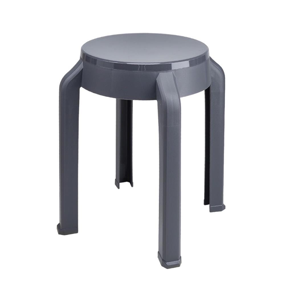 เก้าอี้พลาสติก SPRING STOOL RELAX&RESET สี CHARCOAL_1