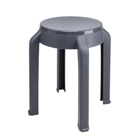 เก้าอี้พลาสติก SPRING STOOL RELAX&RESET สี CHARCOAL