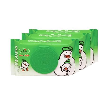 ผ้าเช็ดทำความสะอาดผิว PIM x FAJIX 80 แผ่น แพ็ก 3 ชิ้น_0