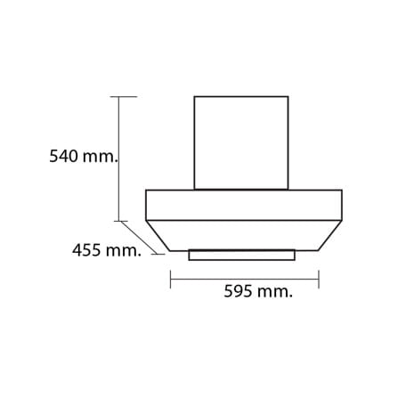 เครื่องดูดควันกระโจม TECNOSTAR HD 60 MC/B 60 ซม._3