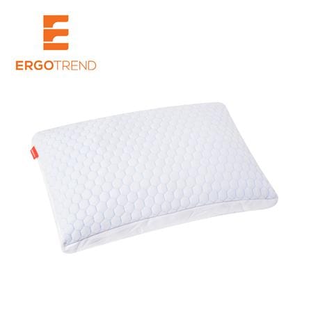หมอนสุขภาพ เมมโมรี่โฟม ERGOTREND SOFTPLUS ERGONOMIC PILLOW 70x50x20 ซม. สีขาว_0
