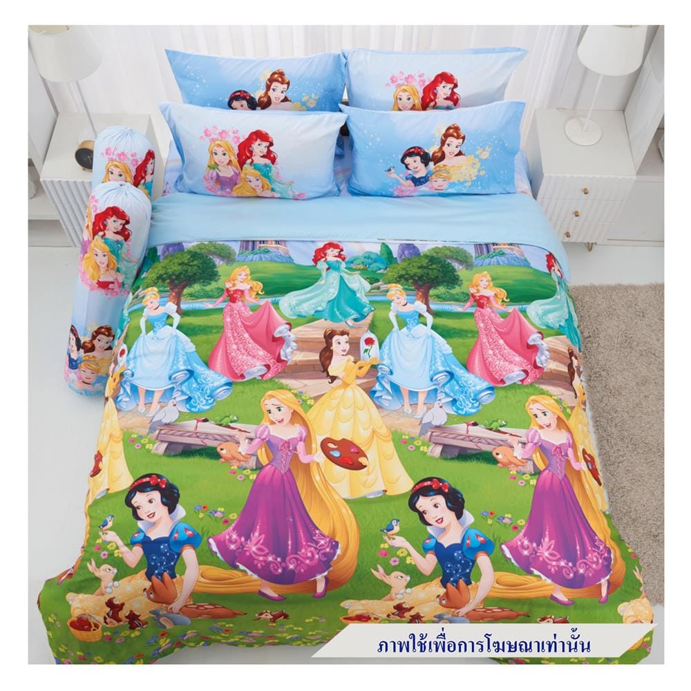 ชุดผ้าปูที่นอน 5 ฟุต 6 ชิ้น TULIP PRINCESS 60256-DLD003