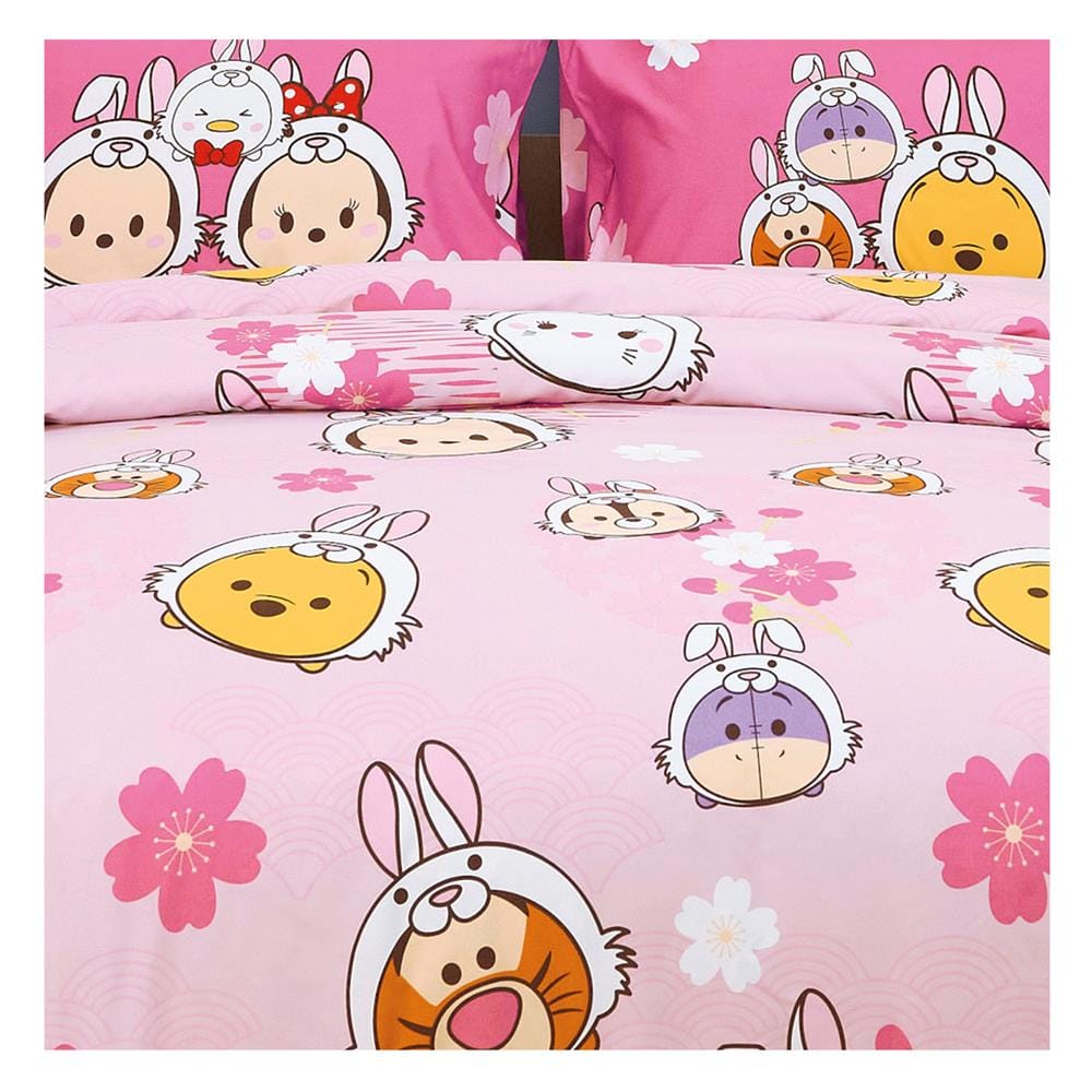 ชุดผ้าปูที่นอน 6 ฟุต 6 ชิ้น FOUNTAIN TSUMTSUM 70209-FTC137