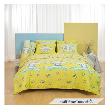 ชุดผ้าปูที่นอน 6 ฟุต 5 ชิ้น FOUNTAIN CINNAMOROLL 70106-FTC140