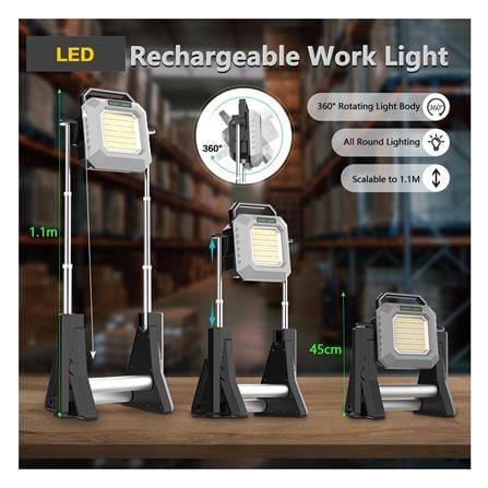 ไฟสปอตไลท์ LED มีขาตั้ง MOVADA 20 วัตต์ DAYLIGHT_3