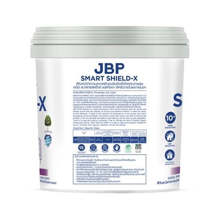 สีน้ำทาภายนอก ชนิดกึ่งเงา JBP SMART SHIELD-X BASE C สีขาว 1 แกลลอน_1