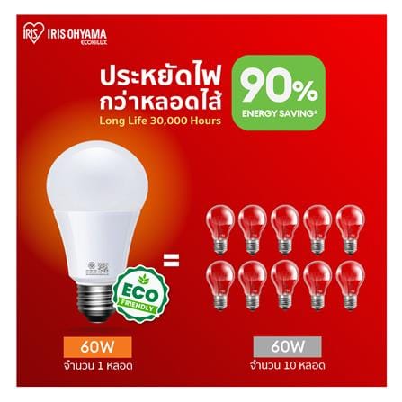 หลอด LED IRIS OHYAMA THLDA7L-H-8 7 วัตต์ WARM WHITE E27_3