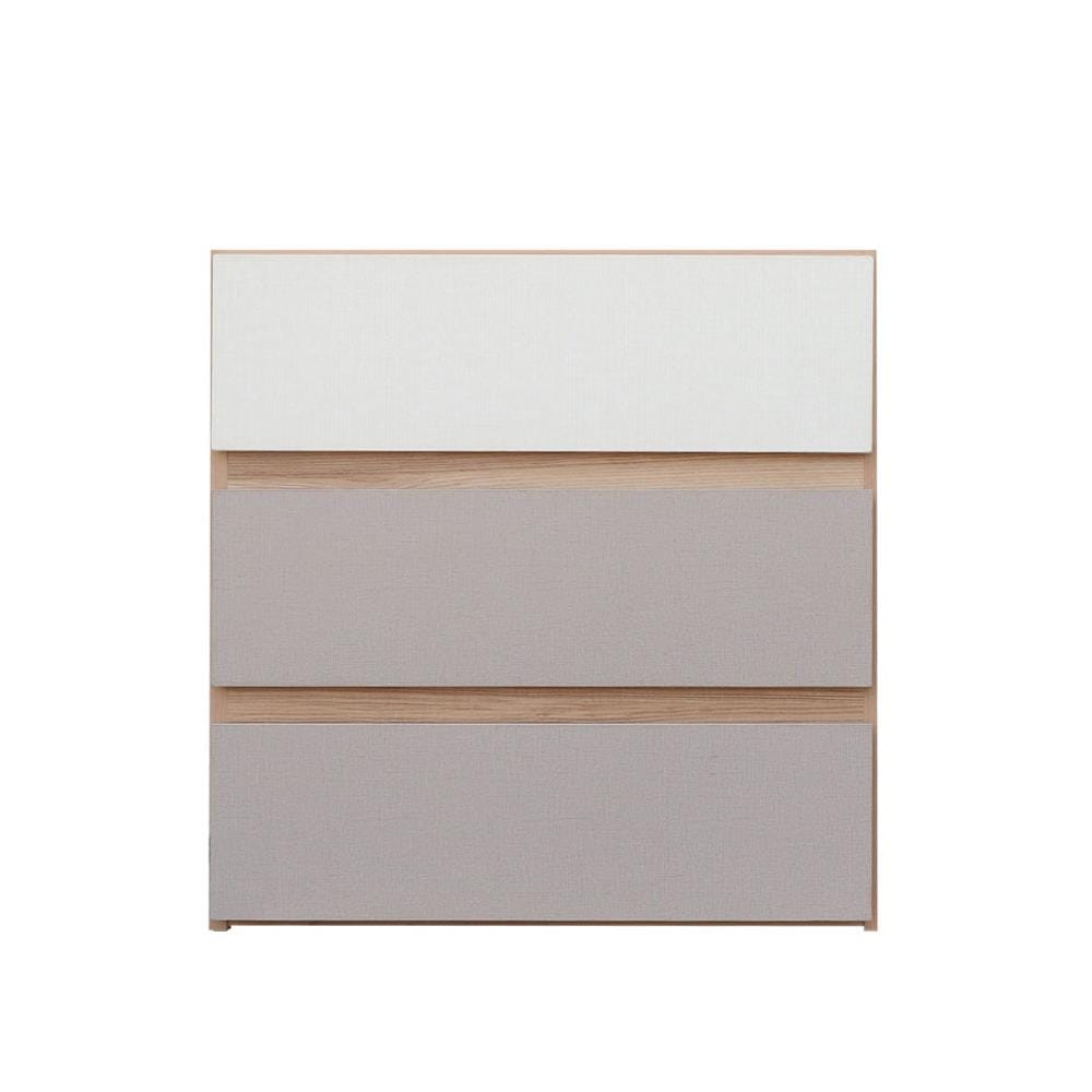 ตู้ลิ้นชัก 3 ลิ้นชัก FURDINI FINE สีลายไม้/ครีมผ้า/ขาวผ้า_1