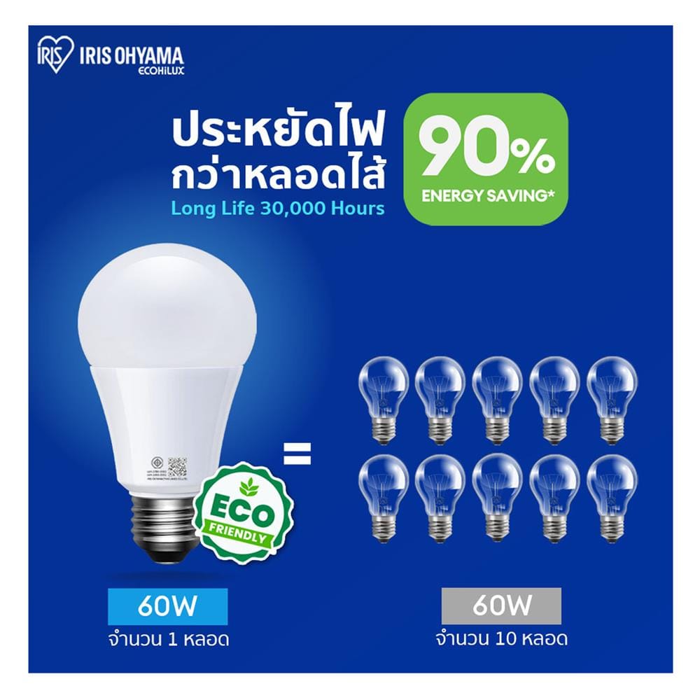 หลอด LED IRIS OHYAMA THLDA7D-H-8 7 วัตต์ DAYLIGHT E27
