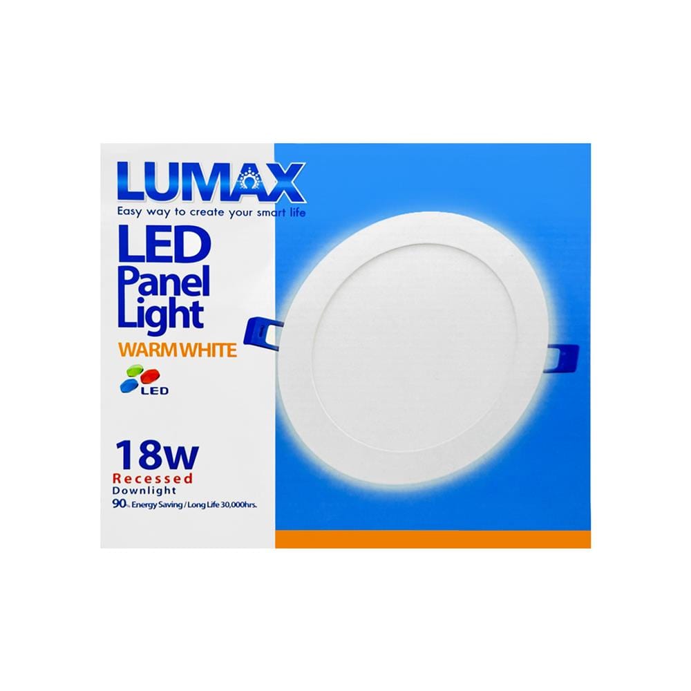 ดาวน์ไลท์ LED LUMAX 20-A0716 8.6 นิ้ว 18 วัตต์ WARM WHITE สีขาว