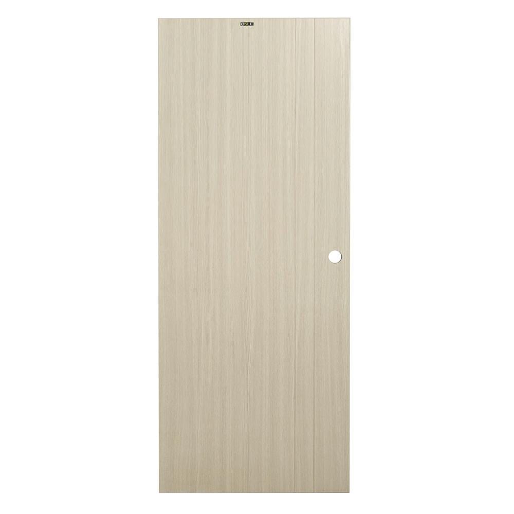 ประตูภายใน UPVC AZLE PZV3 80X200 ซม. สี WHITE GREY เจาะลูกบิด