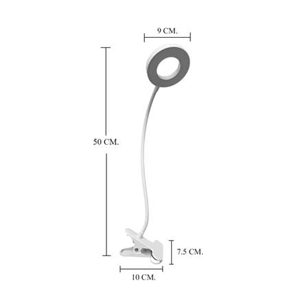 ไฟอ่านหนังสือ LED CARINI SRC-002WH 5 วัตต์ สีขาว_9