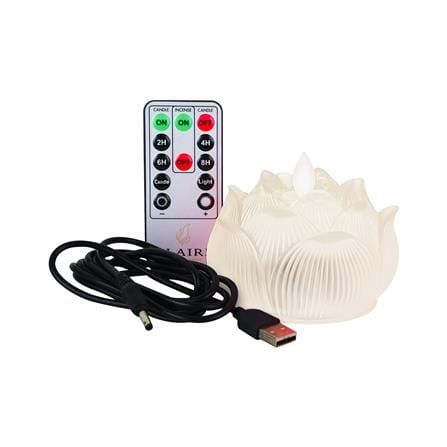 เทียน LED CLAIRE 0.3 วัตต์ WARM WHITE 9.5 ซม. สีขาว_0