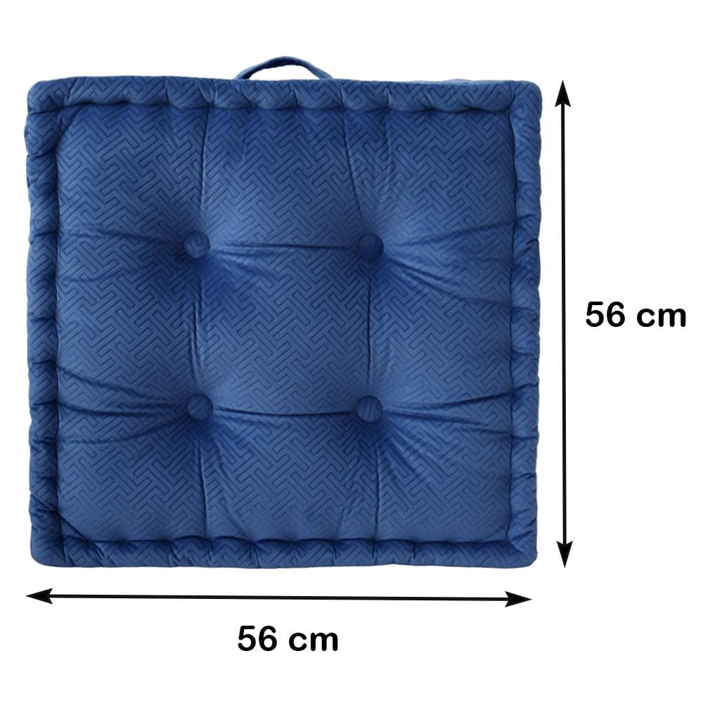 เบาะรองนั่ง HOME LIVING STYLE GAFFNEY 22X22 นิ้ว สีน้ำเงิน