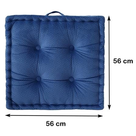 เบาะรองนั่ง HOME LIVING STYLE GAFFNEY 22X22 นิ้ว สีน้ำเงิน_8