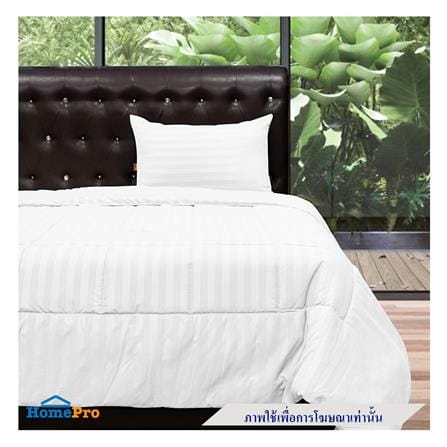ผ้านวม PICASSO SMILE 70X90 นิ้ว ลายริ้ว สี WHITE_2