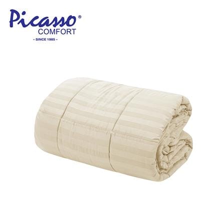 ผ้านวม PICASSO SMILE 60X80 นิ้ว ลายริ้ว สี CREAM