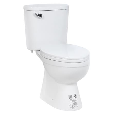สุขภัณฑ์ 2 ชิ้น MOYA LX-2743C 6 ลิตร สีขาว