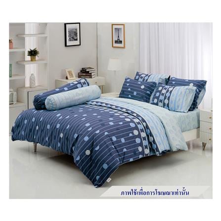ชุดผ้าปูที่นอน 6 ฟุต 5 ชิ้น TULIP DELIGHT 60012-DL104