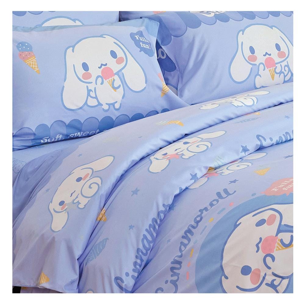 ชุดผ้าปูที่นอน 5 ฟุต 5 ชิ้น FOUNTAIN CINNAMOROLL 70107-FTC139