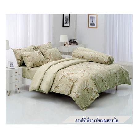ชุดผ้าปูที่นอน 6 ฟุต 5 ชิ้น TULIP DELIGHT 60012-DL105
