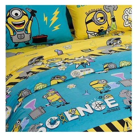 ชุดผ้าปูที่นอน 5 ฟุต 5 ชิ้น FOUNTAIN MINIONS 70107-FTC132_1