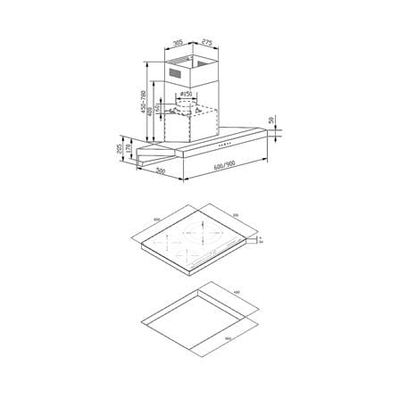 เตาฝัง+เครื่องดูดควัน TEKA IBC63015+DHA90 BK_4