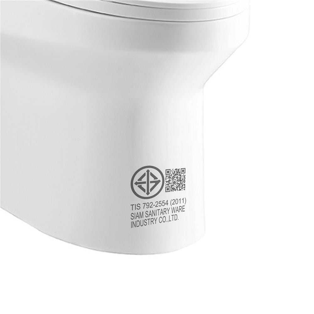 สุขภัณฑ์ 1 ชิ้น COTTO C11010 4.8 ลิตร สีขาว
