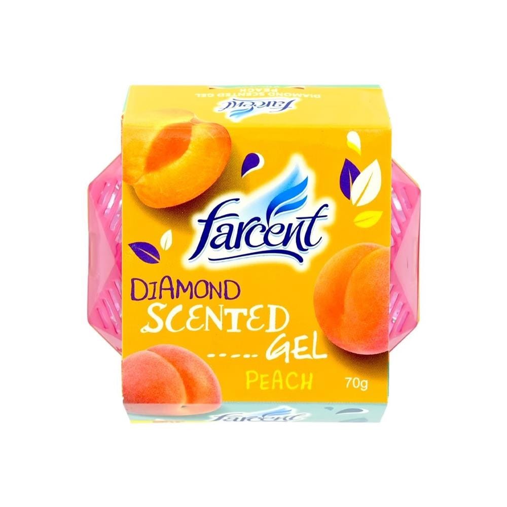 เจลปรับอากาศ FARCENT DIAMOND 70 กรัม กลิ่นพีช