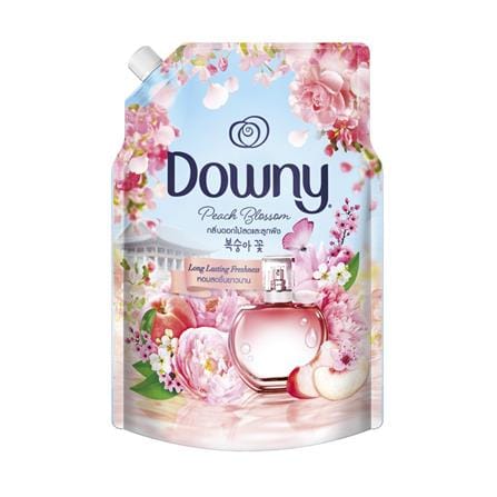 น้ำยาปรับผ้านุ่มสูตรเข้มข้น DOWNY ดอกไม้สดและลูกพีช 1 ลิตร_0