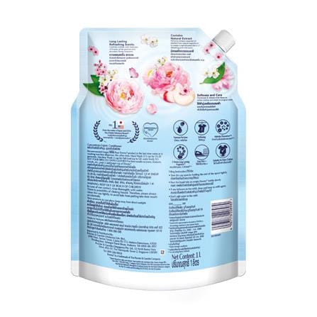 น้ำยาปรับผ้านุ่มสูตรเข้มข้น DOWNY ดอกไม้สดและลูกพีช 1 ลิตร_1
