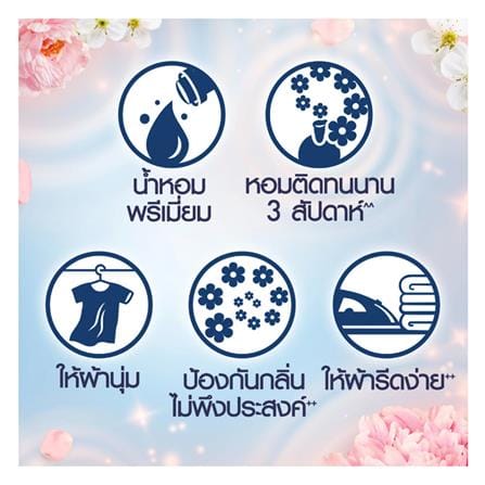 น้ำยาปรับผ้านุ่มสูตรเข้มข้น DOWNY ดอกไม้สดและลูกพีช 1 ลิตร_5