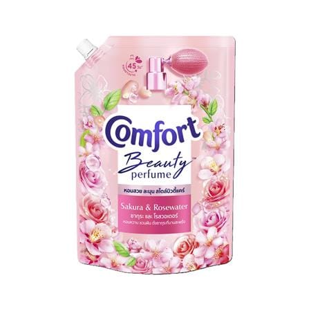 น้ำยาปรับผ้านุ่มสูตรเข้มข้น COMFORT บิวตี้ เพอร์ฟูม 1,050 มล. กลิ่นซากุระและโรสวอเตอร์_0
