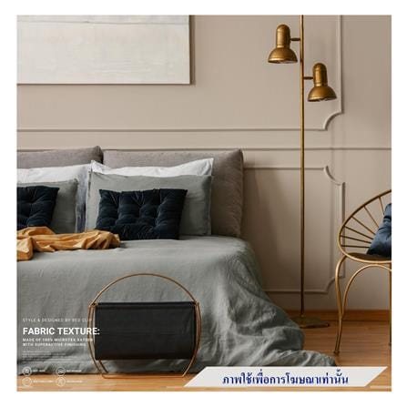 ผ้าปูที่นอน 8 ฟุต BED CLIP MICROTEX สี GREY