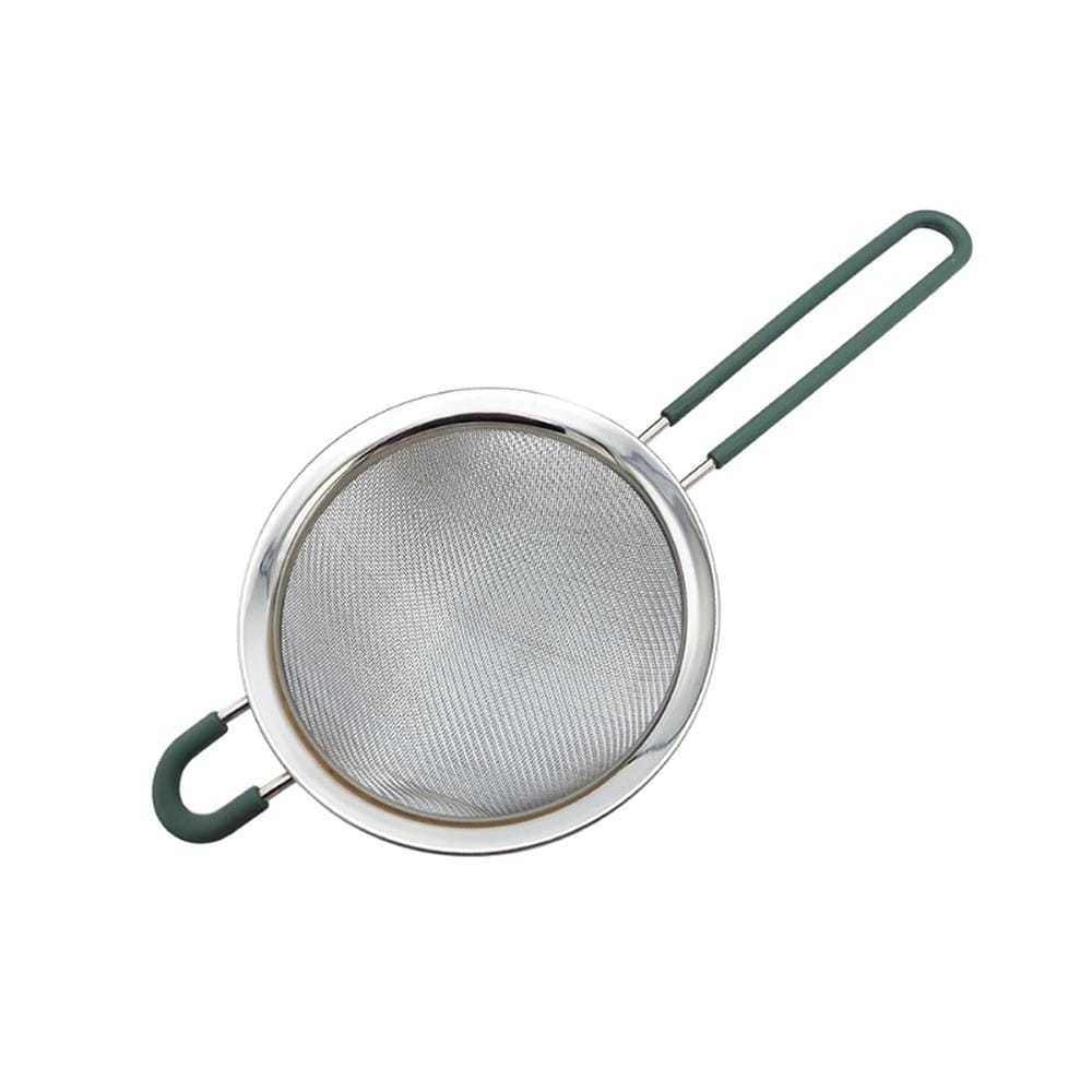 กระชอนสเตนเลส COOK CHARMY CYAN 14 ซม. สีฟ้า/สเตนเลส