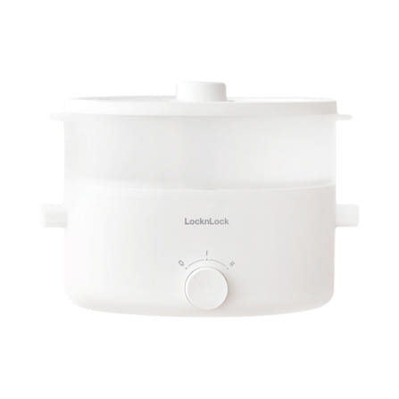 หม้ออเนกประสงค์ LOCKNLOCK EJP124IVY 3 ลิตร สีครีม_0