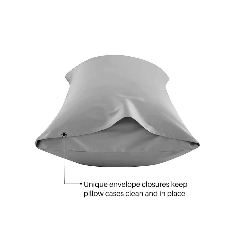 ปลอกหมอน BODY BED CLIP MICROTEX สี GREY