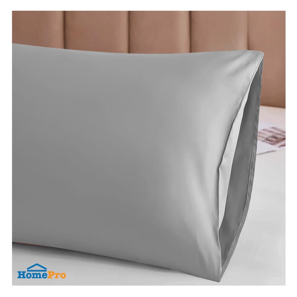 ปลอกหมอน BODY BED CLIP MICROTEX สี GREY