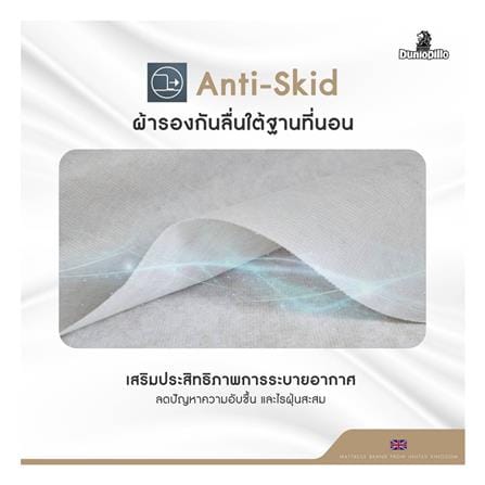 ที่นอนไฮบริด 6 ฟุต DUNLOPILLO รุ่น ALTON พร้อมชุดเครื่องนอน 11 ชิ้น_10