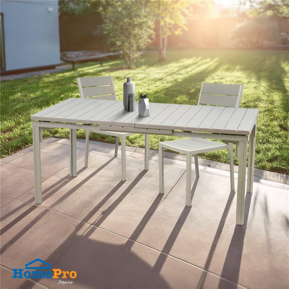 โต๊ะสนาม HDPE SPRING HARIS 180 ซม. สีเบจ