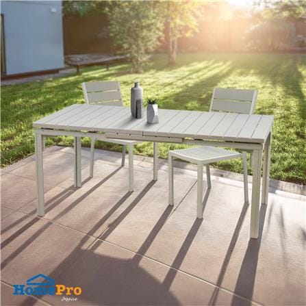 โต๊ะสนาม HDPE SPRING HARIS 180 ซม. สีเบจ_7