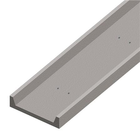 ไม้ตกแต่งซีเฟรม พร้อมอุปกรณ์สกรู DURAONE 22.3X300X1.2 ซม. สีซีเมนต์