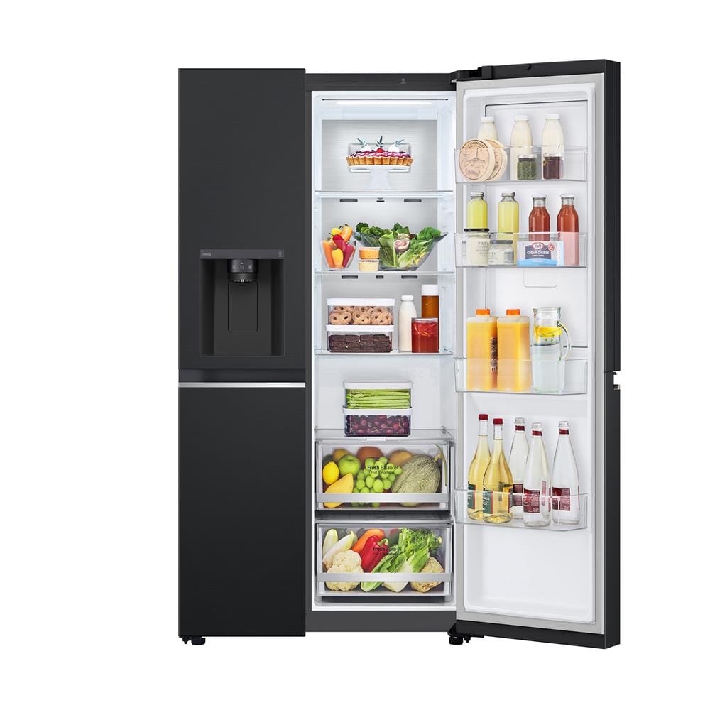 ตู้เย็น SIDE BY SIDE LG GC-J257SQZW.AEPPLMT 22.4 คิว สีดำ